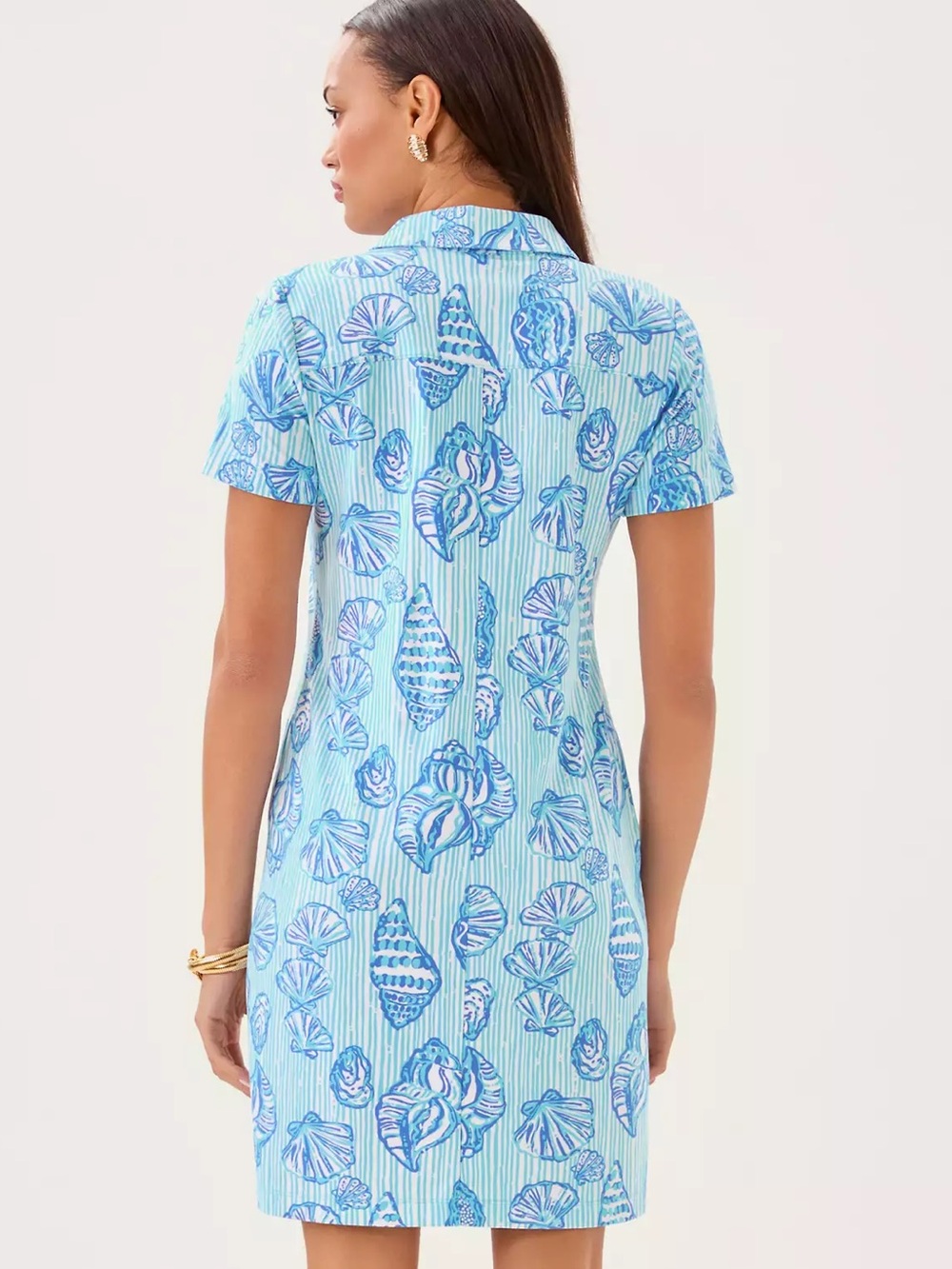 Lilly Pulitzer UPF 50+ ChillyLilly Mandi
Dress in Fresh Water Blue Cool as Shell - Picture 2 of 9